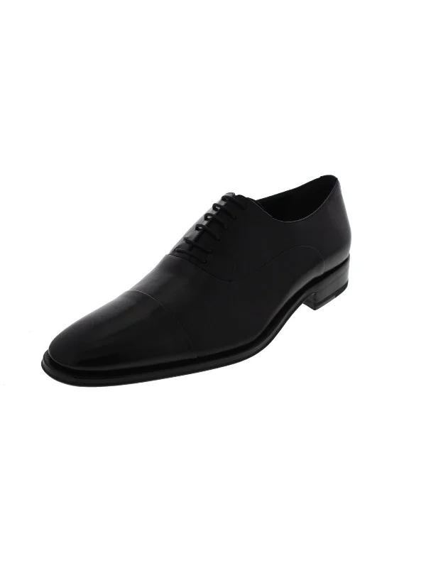 Men's formal shoes with a lace - up closureMaioco Mens Leather Lace-Up Oxfords