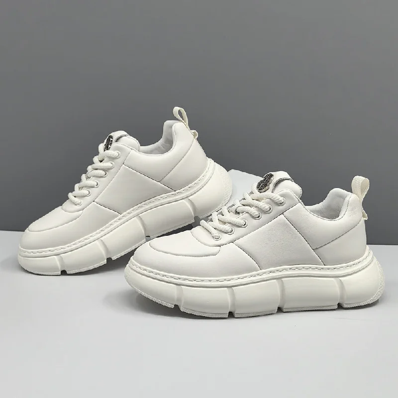 Men's casual shoes with a stretchy side panelMen Minimalism Fashion Solid Leather Casual Shoes Men's casual shoes with a stretchy side panelMen Minimalism Fashion Solid Leather Casual Shoes