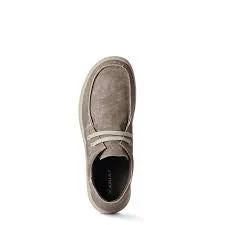 Men's casual shoes with a metallic trimAriat Men's Hilo Stretch Brown Canvas