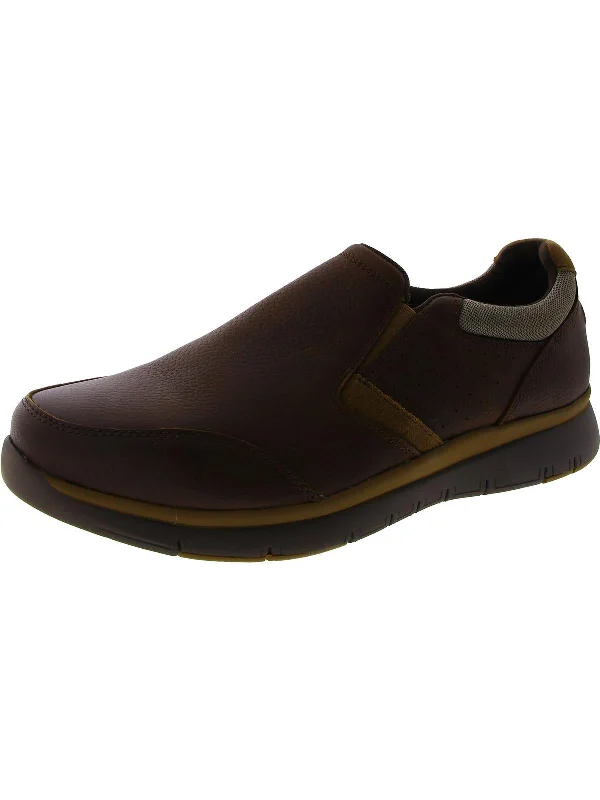 Men's formal shoes with a lace - up closureMens Slip On Round Toe Loafers