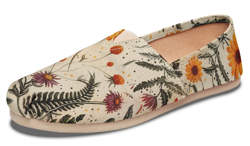 Midsummer Espadrilles - Lightweight Canvas Slip-Ons with Elastic V for Easy Comfort