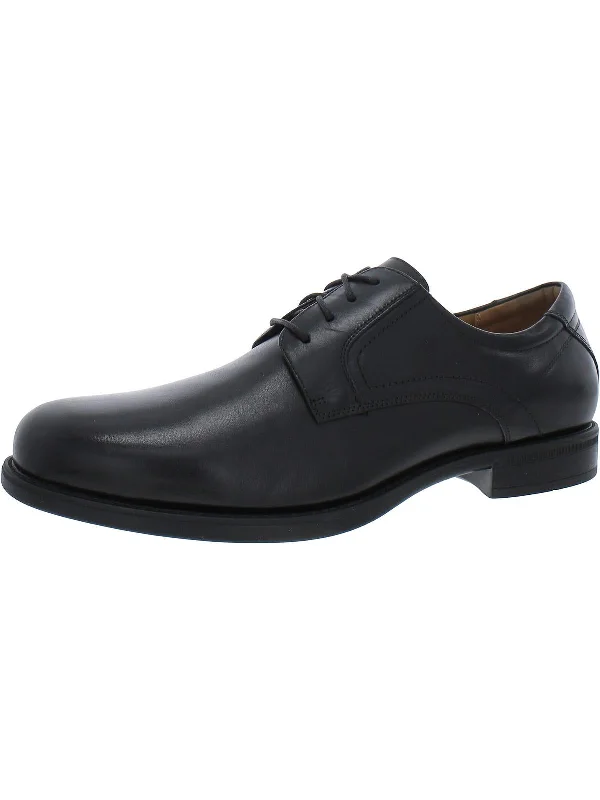 Men's formal shoes with a lace - up closureMidtown Mens Leather Dressy Oxfords