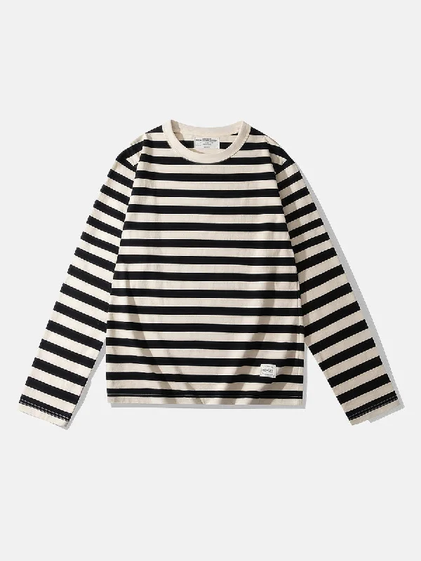 Retro Striped Long-sleeve Deck T-shirt