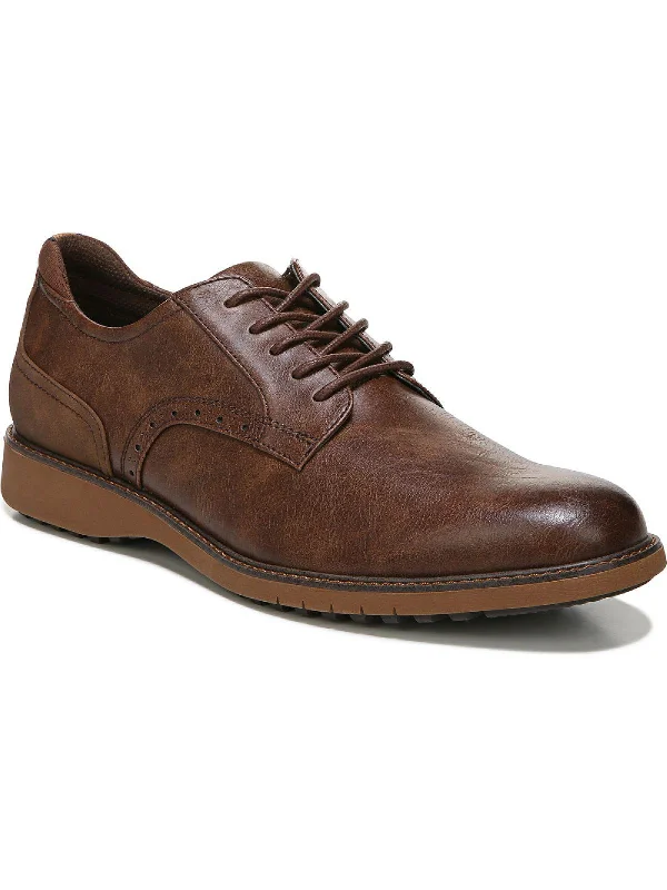 Men's formal shoes with a low - heeled designSync Up Mens Faux Leather Lace Up Oxfords Men's formal shoes with a low - heeled designSync Up Mens Faux Leather Lace Up Oxfords