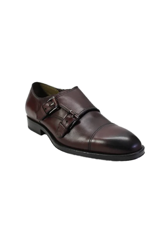 Tardini Mens Brown Genuine Cordovan Leather from England Dress Shoes Shoes