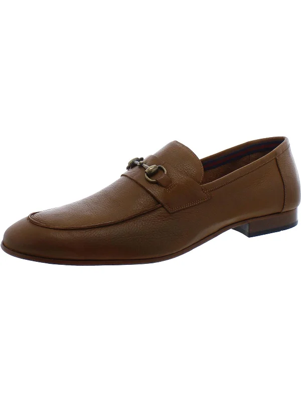 Men's formal shoes in a black or brown leatherTed Mens Leather Bit Loafers