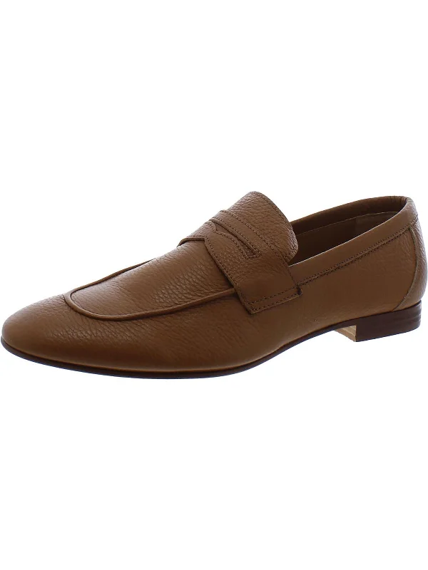 Men's formal shoes with a smooth leather finishTender Mens Leather Penny Loafers