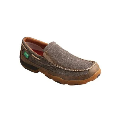 Men's casual shoes with a sporty look and feelTWISTED X Men's Eco Dust Slip On Cruiser Driving Moc Toe Boat Shoes MDMS012 Men's casual shoes with a sporty look and feelTWISTED X Men's Eco Dust Slip On Cruiser Driving Moc Toe Boat Shoes MDMS012